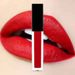 أحمر شفاه عضوي غير لامع من علامة تجارية خاصة للنساء والرجال بلون وردي سلس Private Label Organic Matte Lipstick for Women and Men in Smooth Pink