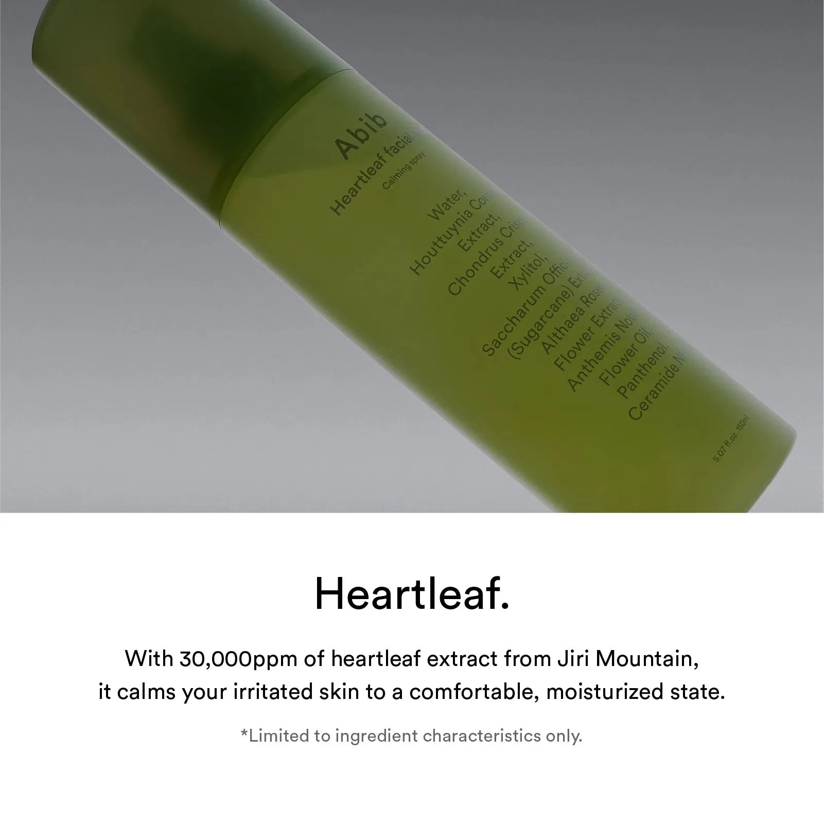 Abib Heartleaf Facial Mist Calming Spray Set (150mI 150mI)
