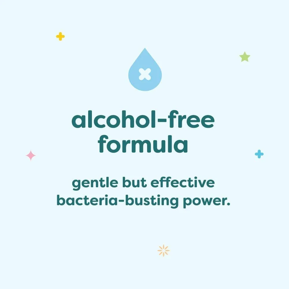 Babyganics Alcohol-Free Foaming Hand Sanitizer, Pump Bottle, Fragrance Free, 8.45 oz, 3 Pack