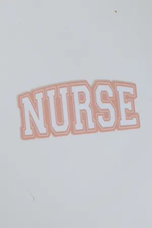Blush Nurse Sticker