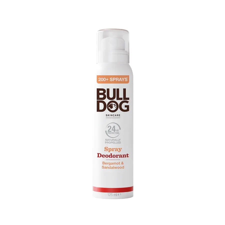Bulldog Original Bergamot & Sandalwood Spray Deodorant Spray Deodorant For Men 125ml