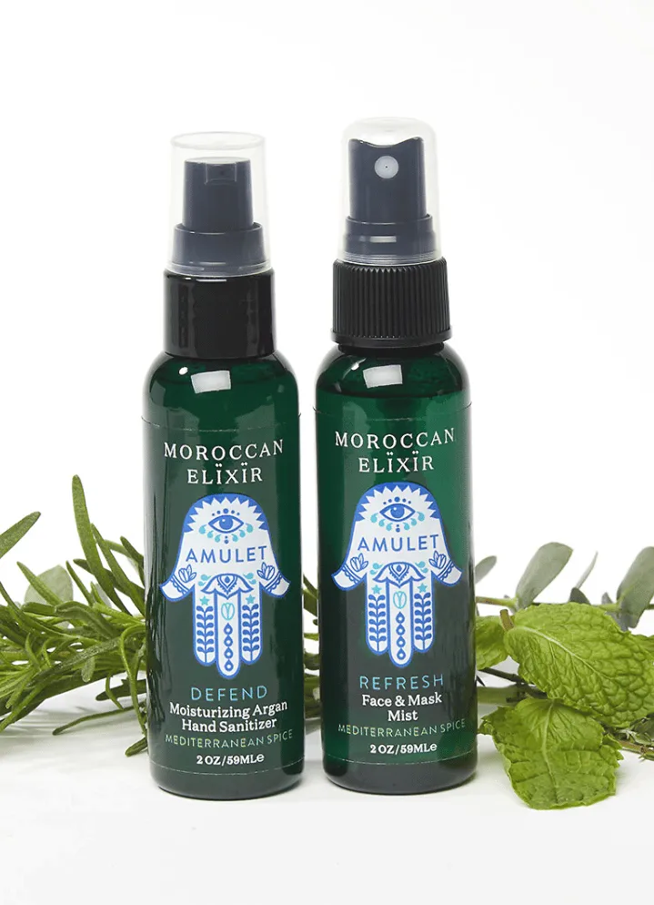 DEFEND Moisturizing Argan Hand Sanitizer   REFRESH Face and Mask Mist (GET Free Mist)