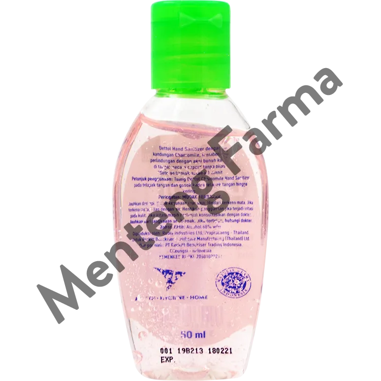 Dettol Hand Sanitizer Chamomile 50 mL - Pembersih Tangan Tanpa Bilas