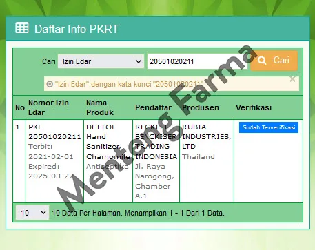 Dettol Hand Sanitizer Chamomile 50 mL - Pembersih Tangan Tanpa Bilas
