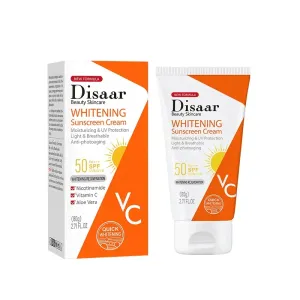 Disaar Nicotinamide & Vitamin C Whitening Sunscreen Cream SPF50 PA    - 80g