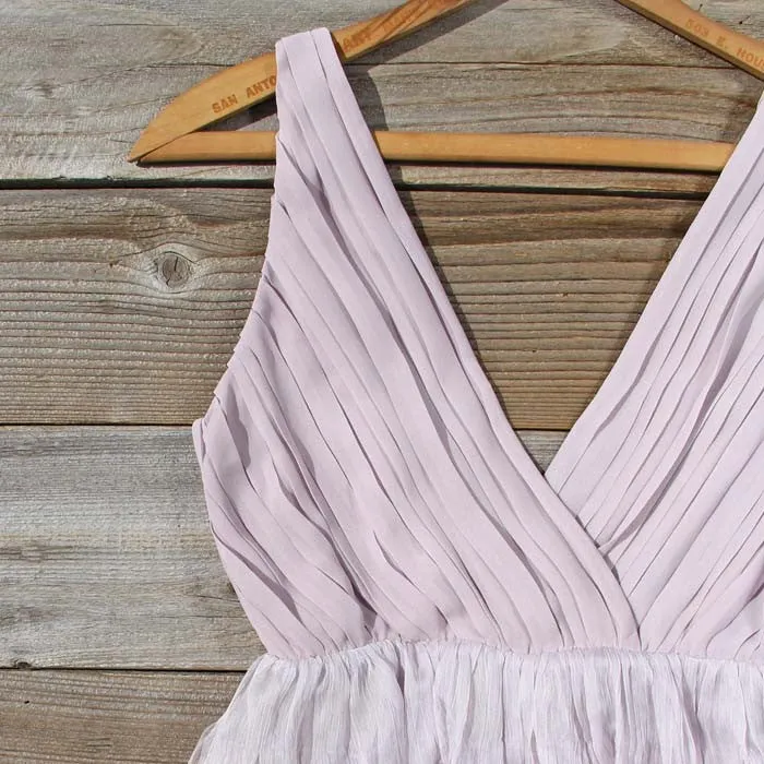 Drizzling Mist Dress in Dusty Lavender