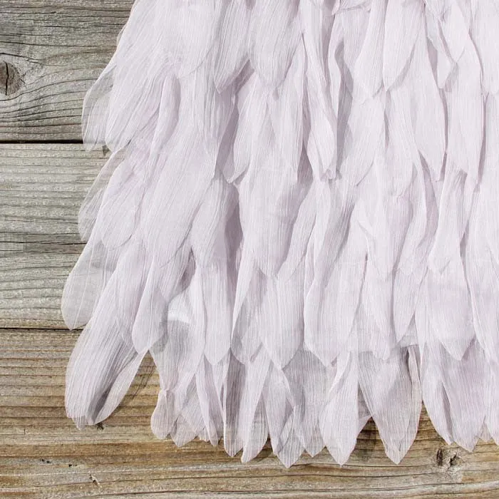 Drizzling Mist Dress in Dusty Lavender