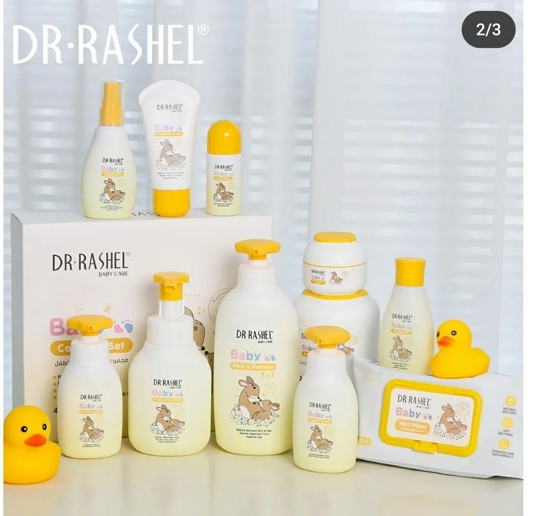 DR.Rashel Pack Of 4 Soft Touch Baby Care Lotion , Shampoo , Message Oil  For Baby's And Kid Baby Care Series