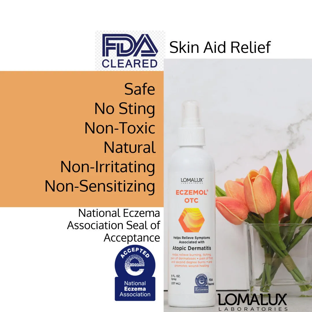Eczemol OTC Topical Eczema Spray with Hypochlorous Acid (HOCl)