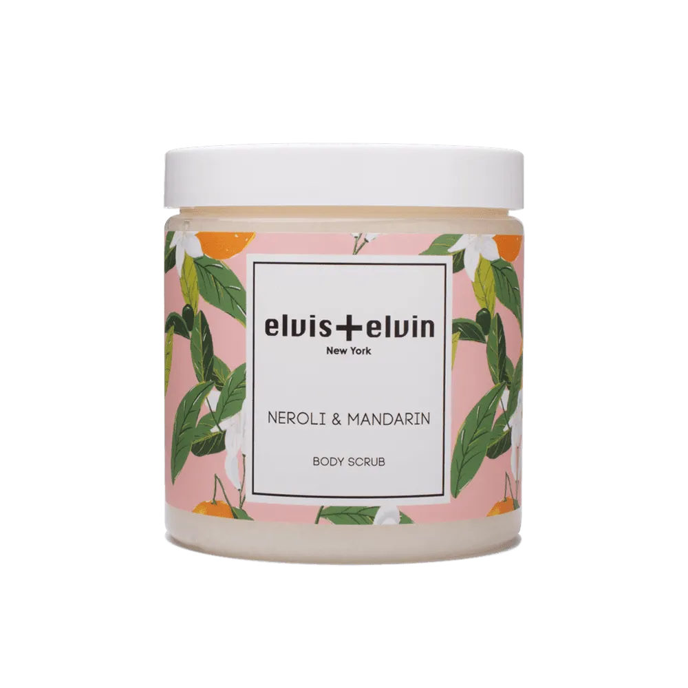 elvis elvin Neroli & Mandarin Body Scrub with Dead Sea Salt 300ml