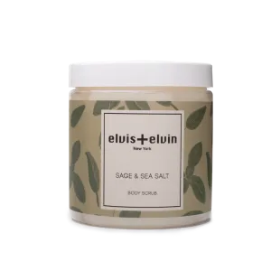 elvis elvin Sage & Sea Salt Body Scrub with Dead Sea Salt 300ml