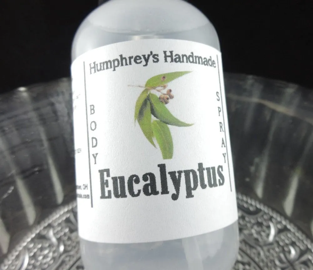 EUCALYPTUS Body Spray | Unisex | Essential Oil |