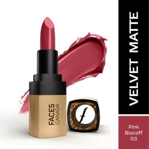 FC Comfy Matte Velvet Touch Lipstick Pink Biscoff 03