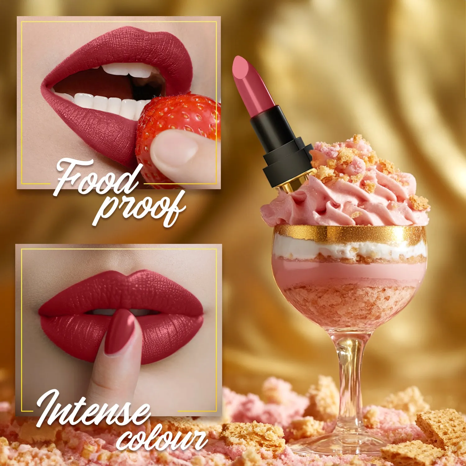 FC Comfy Matte Velvet Touch Lipstick Pink Biscoff 03