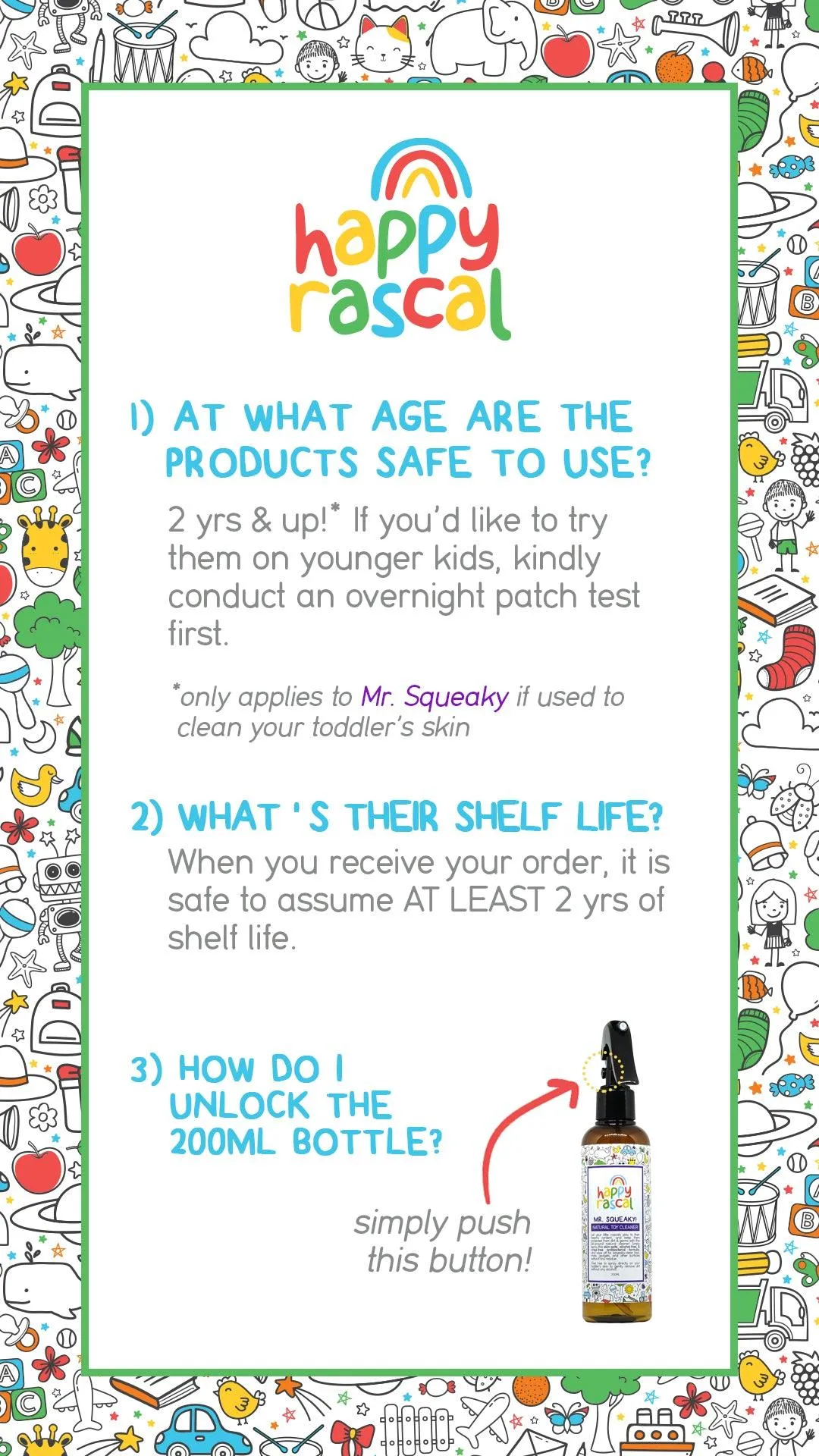 Happy Rascal Bye Bye Germy! Natural Hand Sanitizer