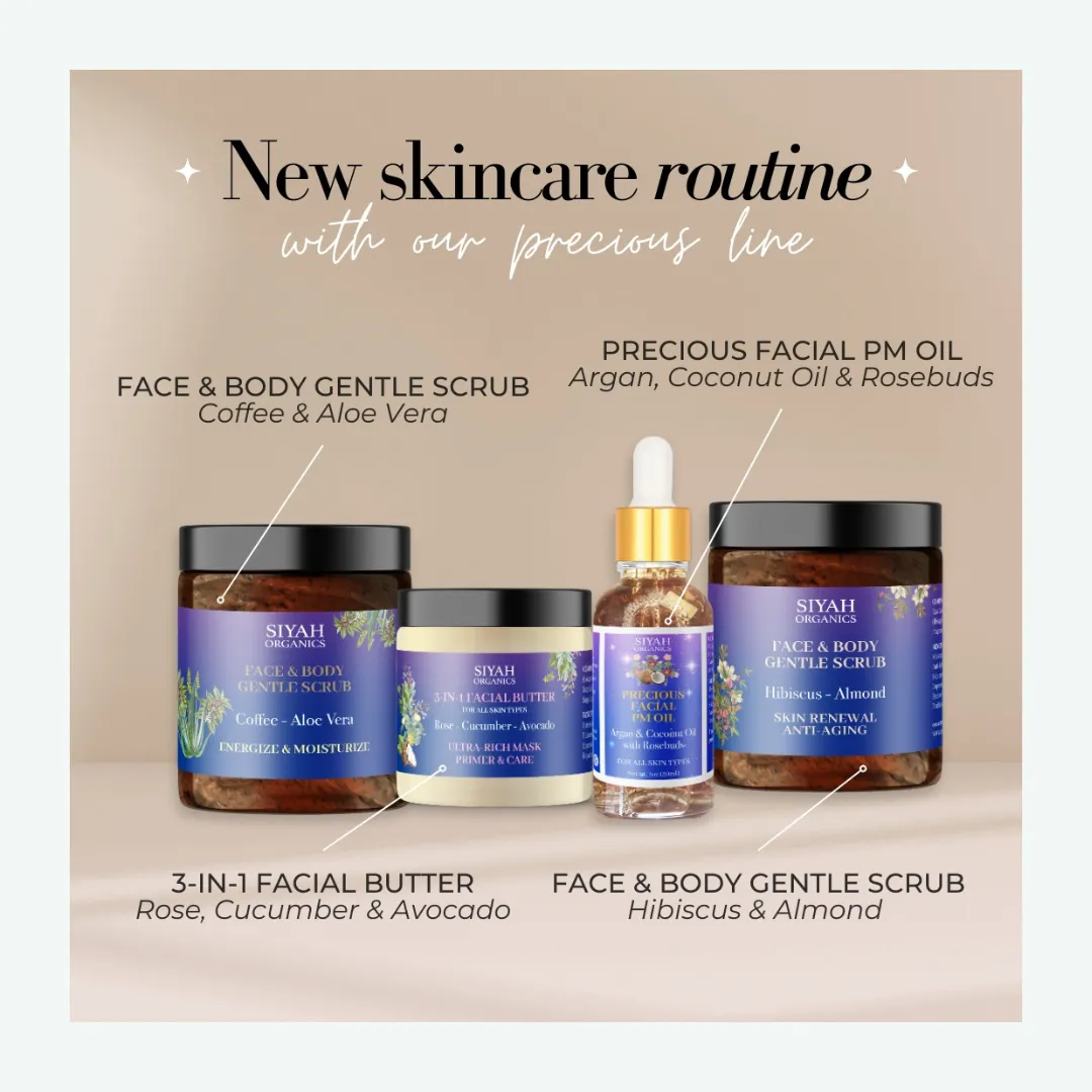 Hibiscus - Almond Face & Body Gentle Scrub