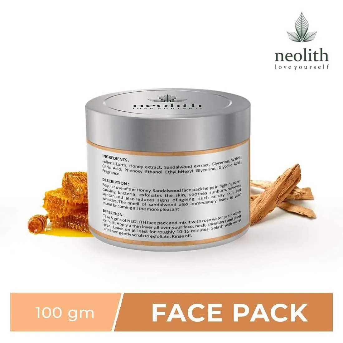 Honey sandalwood face pack (100gm) | NEOLITH