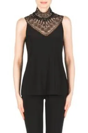 Joseph Ribkoff Sleeveless Top Lipstick Red Style 183174