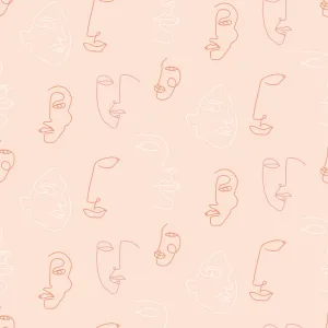 Kindred Wallpaper Blush Pink