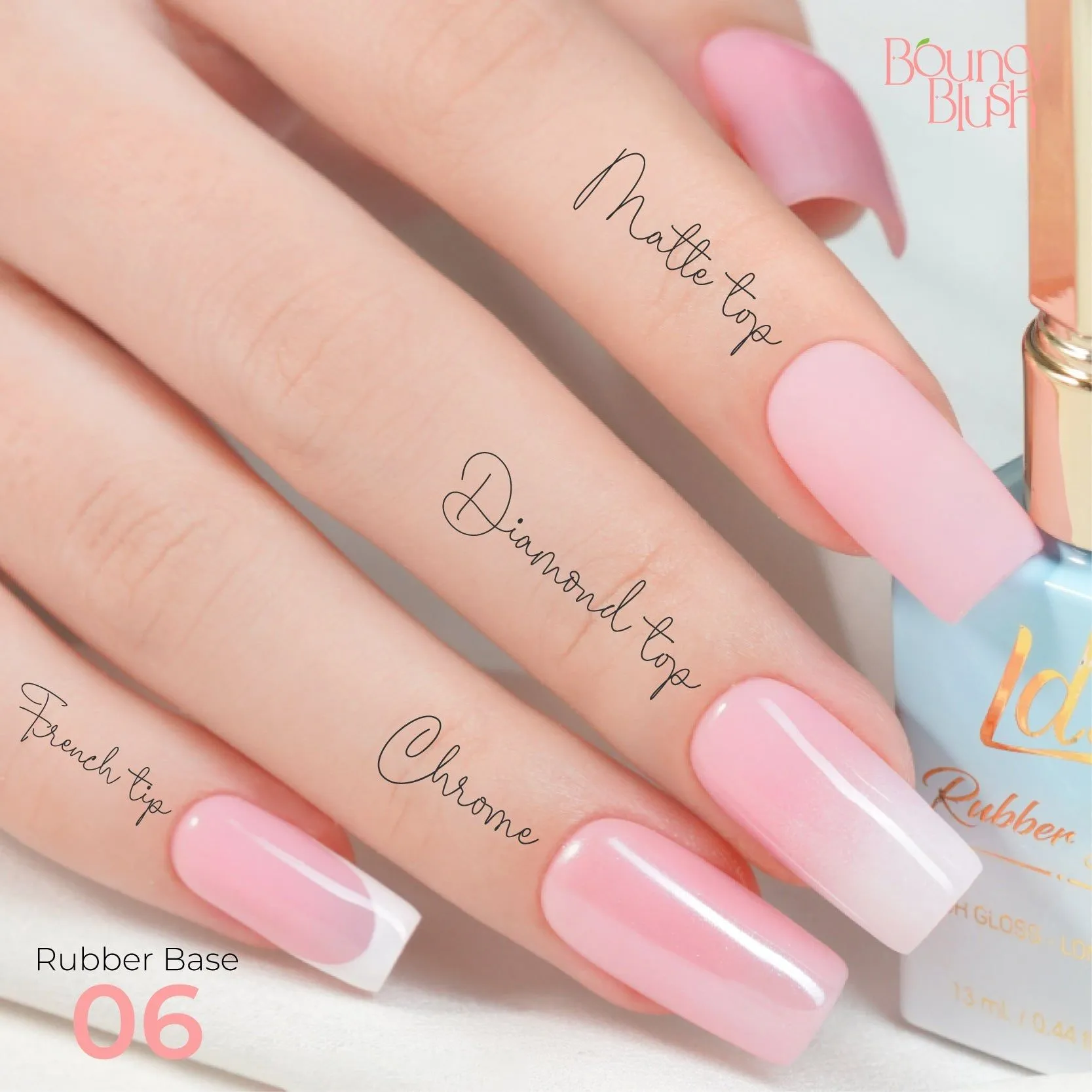 LDS Rubber Base Gel Polish 15ml - RB-06