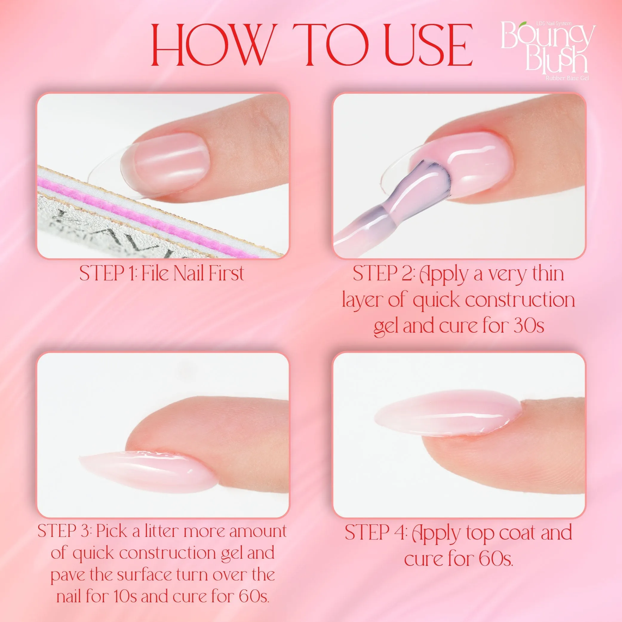 LDS Rubber Base Gel Polish 15ml - RB-06