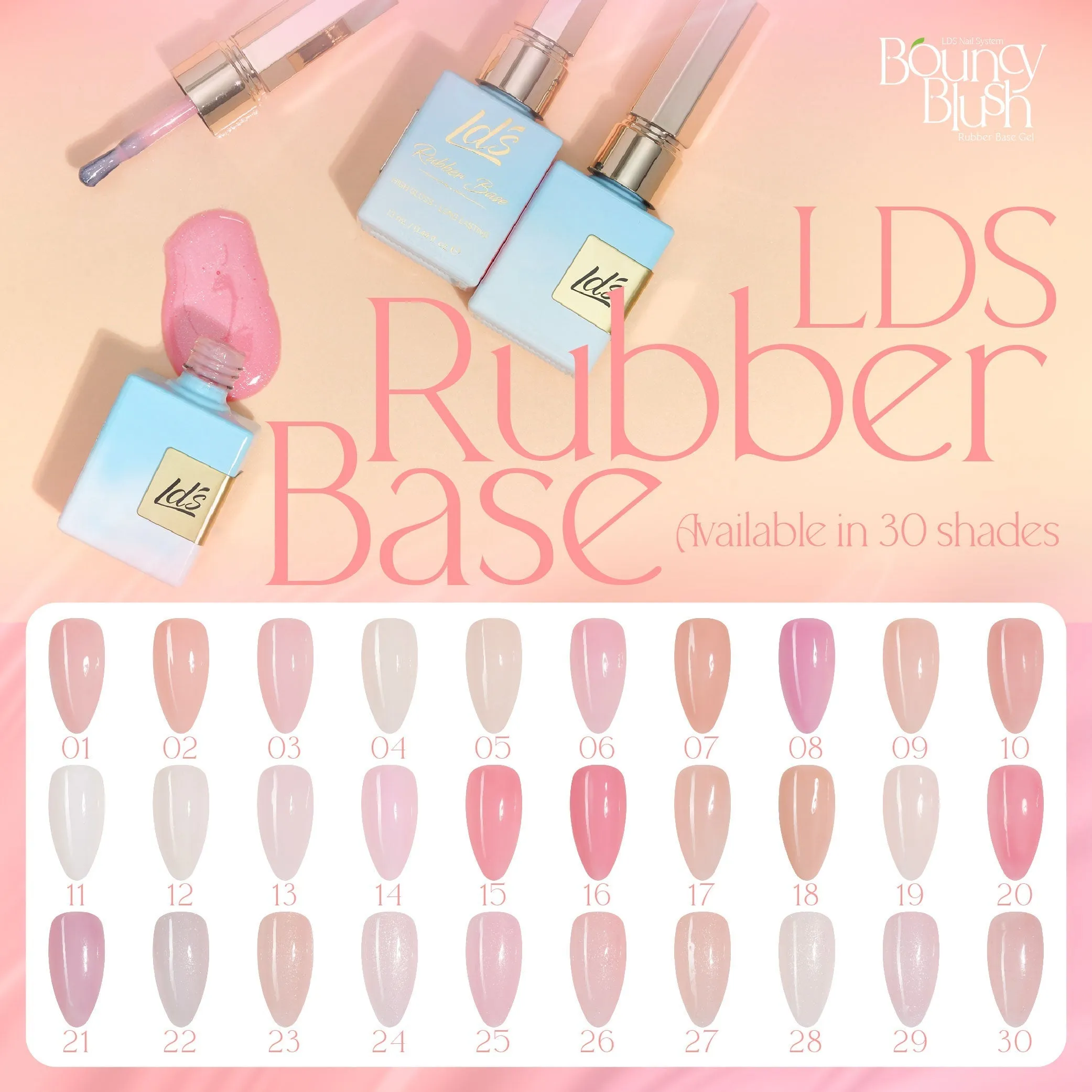 LDS Rubber Base Gel Polish 15ml - RB-06