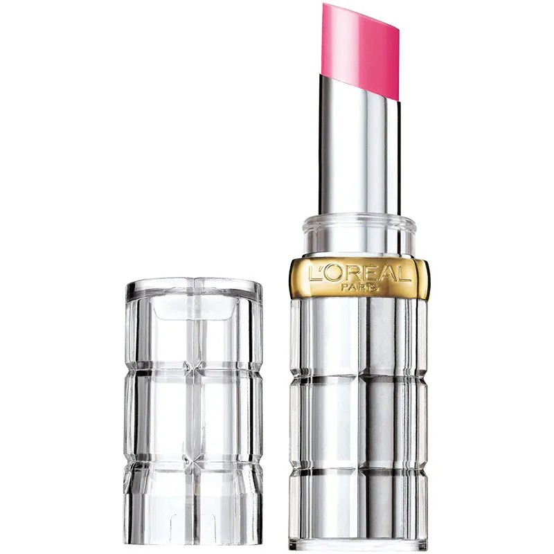 L'OREAL - Colour Riche Shine Lipstick, Glazed Pink - 0.1 oz. (3 g)