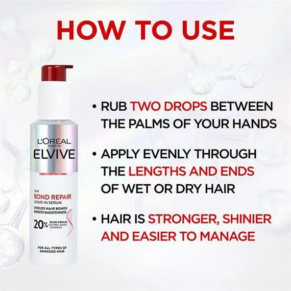 L'Oreal Paris Elvive Bond Repair Leave-In Serum 150ml