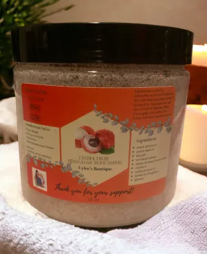 Lychee Fruit Himalayan Body Scrub, 16 oz