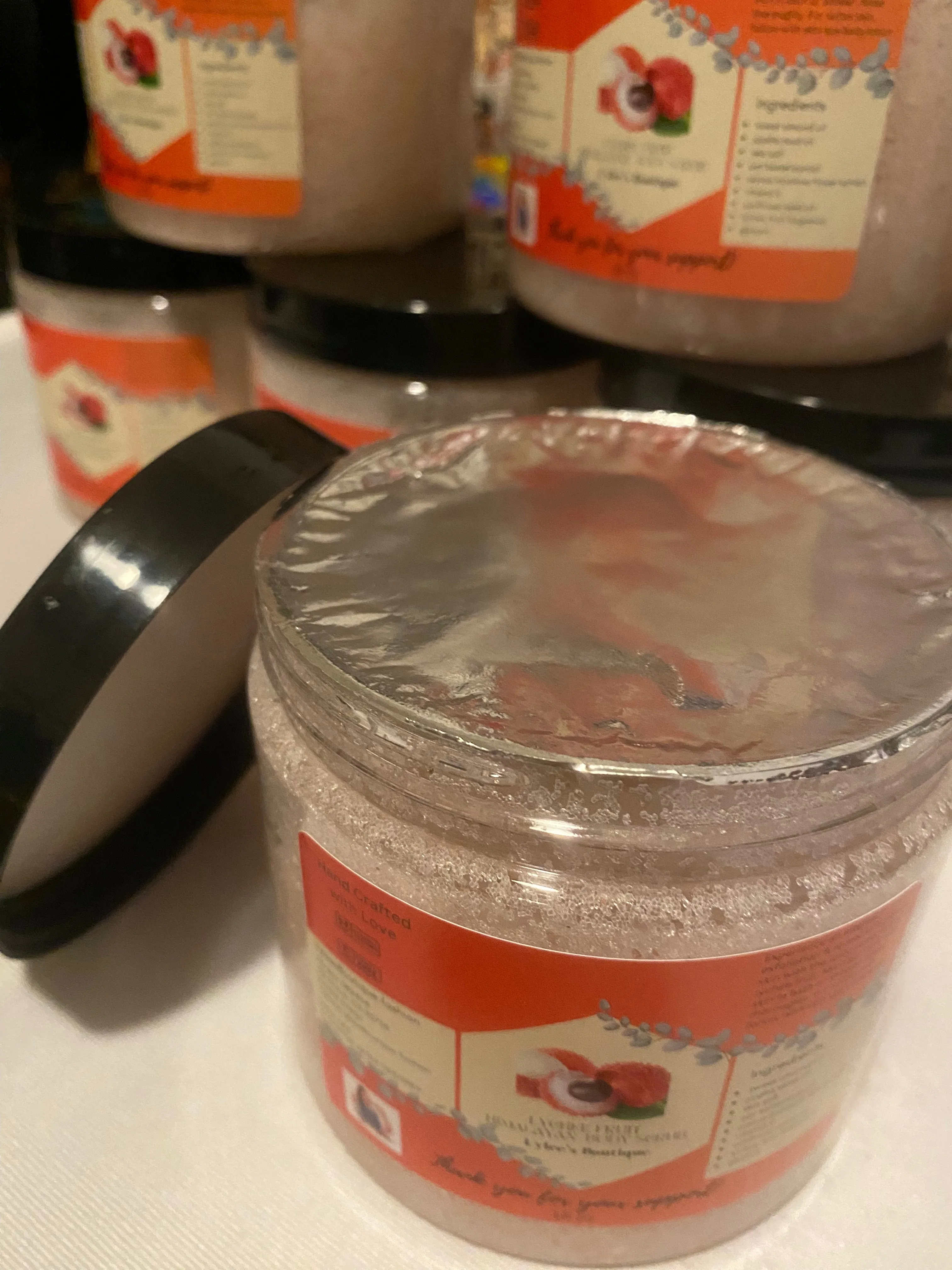 Lychee Fruit Himalayan Body Scrub, 16 oz
