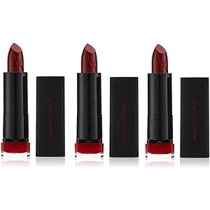 Max Factor Velvet Mattes Matte Lipstick - 3 Pack (35 Red)