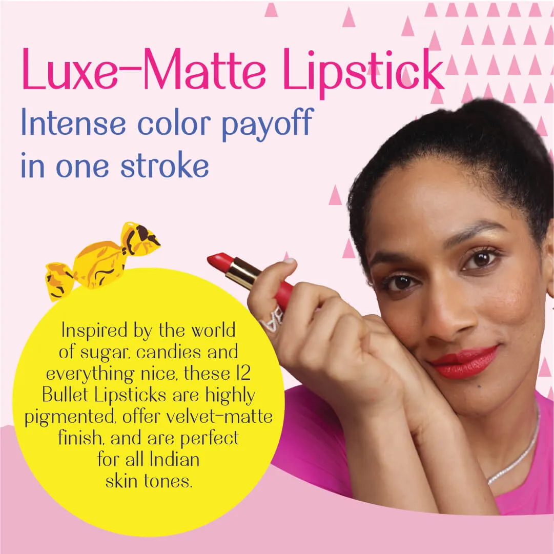 Mint-to-be- Luxe-Matte Lipstick  (Mauve) Velvet Matte Finish