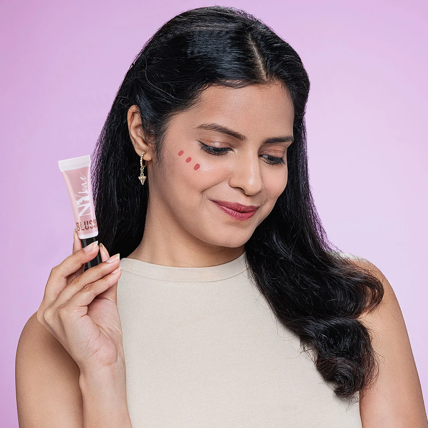 NY Bae Creme Blush | Creamy Finish | Light Weight | Blendable | Rich Pigment - Merry Maroon 01 (10g)