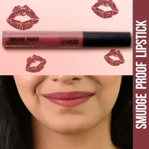 NY Bae Smudge Proof Liquid Lipstick | Lasts Minimum 12 Hours | Super Pigmented | Transfer Proof - Blush Bloom 01