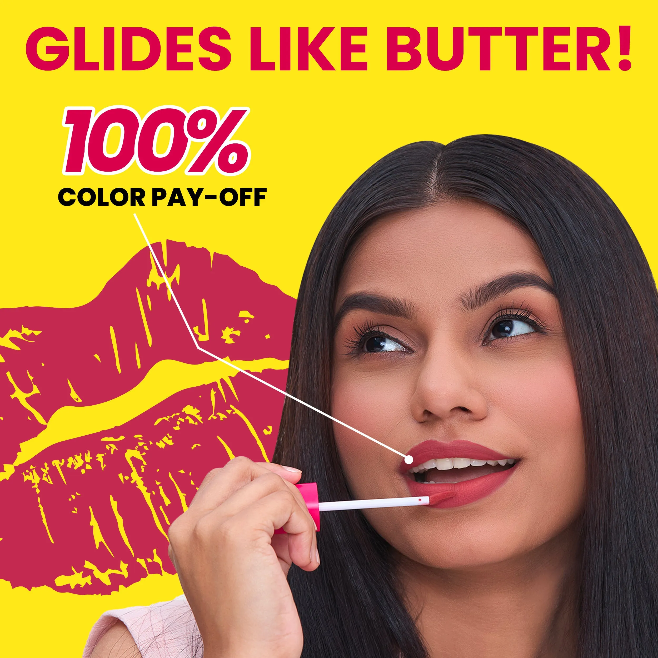 NY Bae Velvet Mousse Liquid Lipstick- Fiesty Pink 05 (6.5ml) | Velvet Matte Finish | Transferproof | Smudgeproof | Ultra Light | Smooth | Moisturising Pink Lipstick