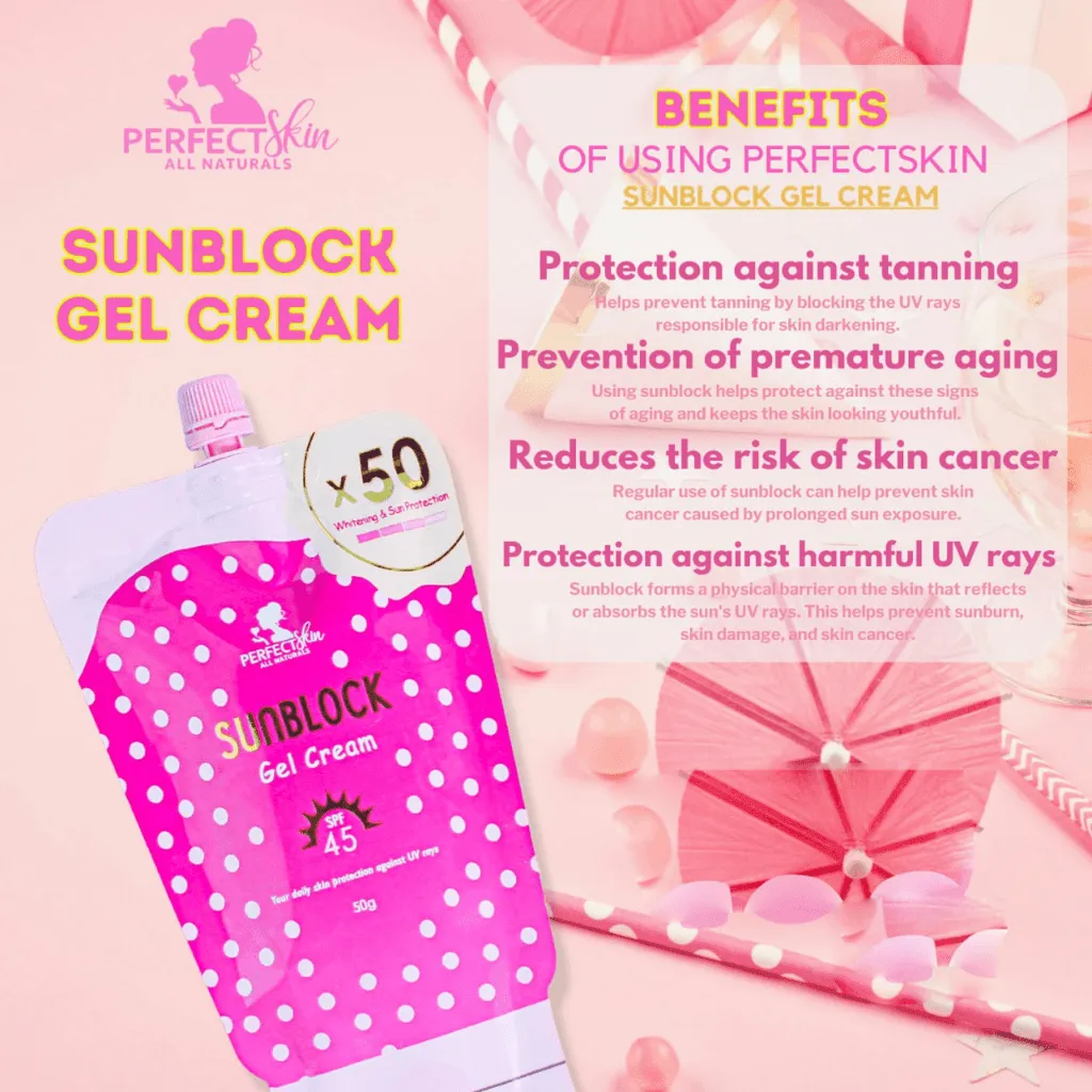 Perfect Skin Sunblock Gel Cream Spf45 - 50g