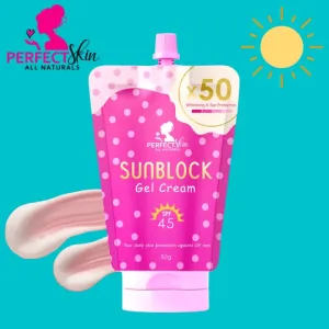 Perfect Skin Sunblock Gel Cream Spf45 - 50g