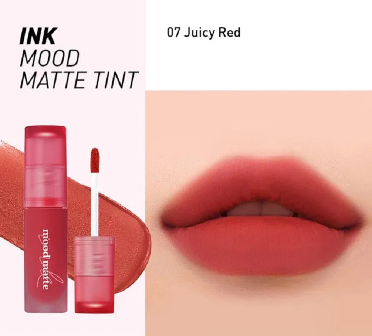 Peripera Ink Mood Matte Tint 07 Juicy Red