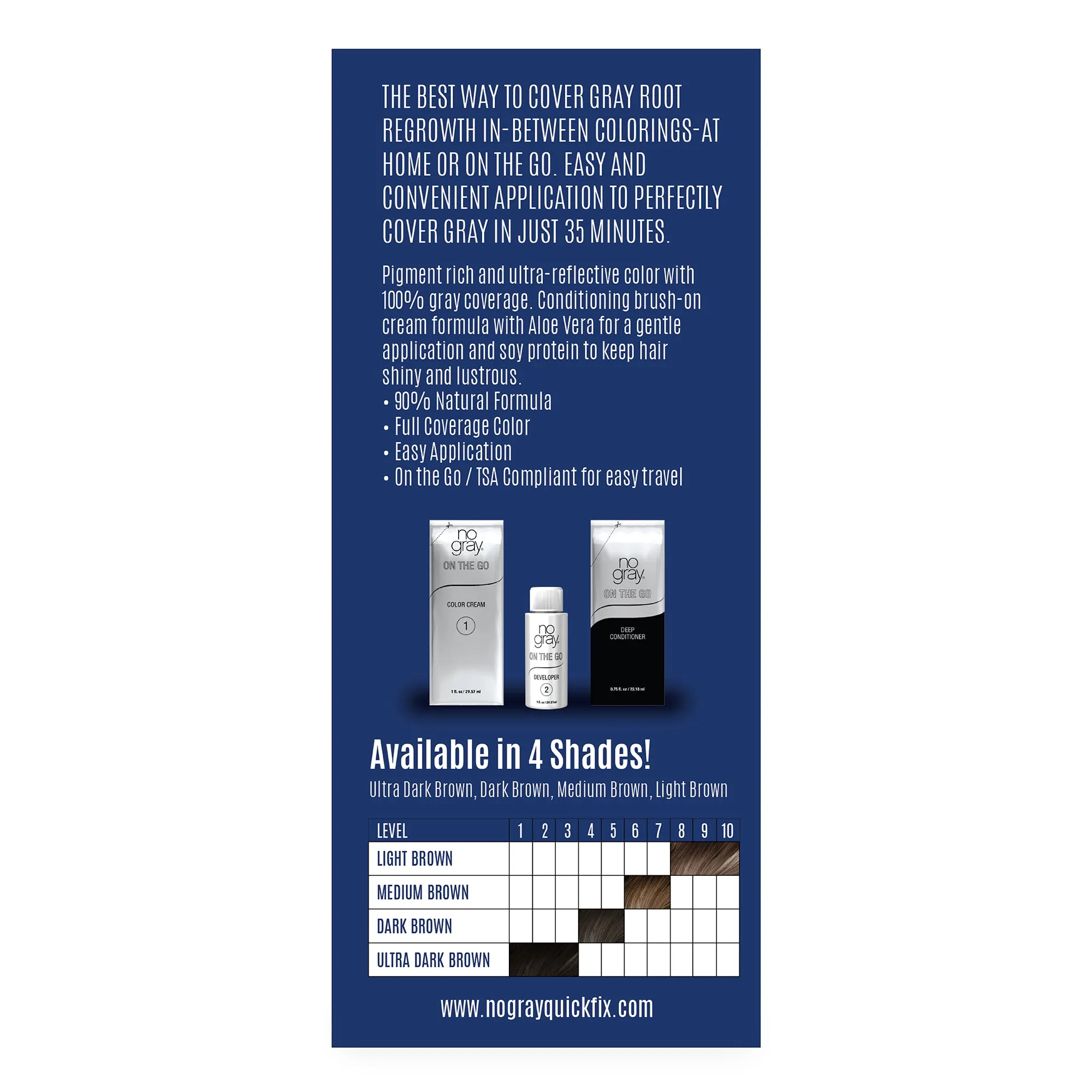 Permanent Hair Color – Root Touch Up (Ultra Dark Brown)