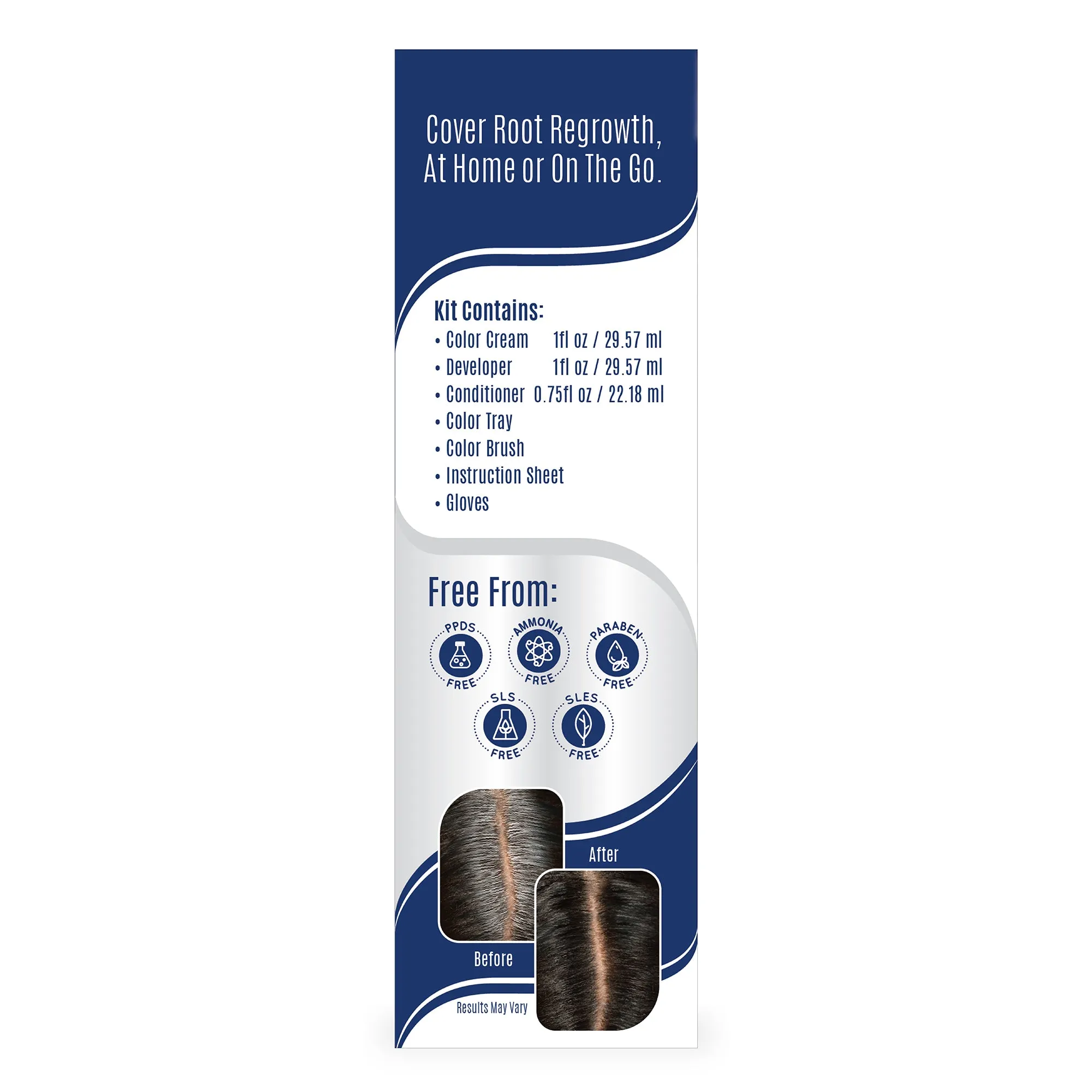Permanent Hair Color – Root Touch Up (Ultra Dark Brown)