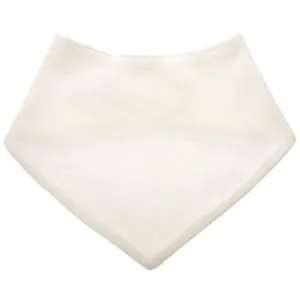 Plain Cream Bandana Bib