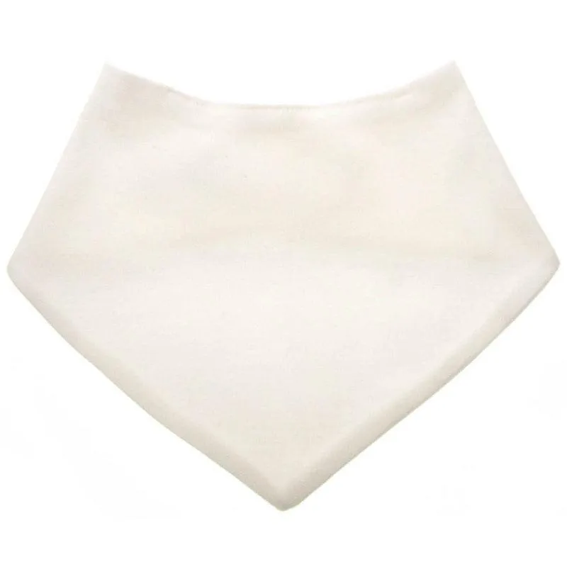 Plain Cream Bandana Bib