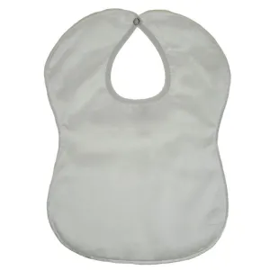 Plain Cream Satin Bib