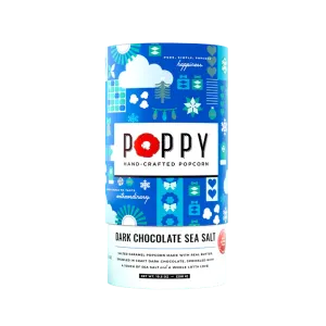 Poppy Dark Chocolate Sea Salt Cylinder