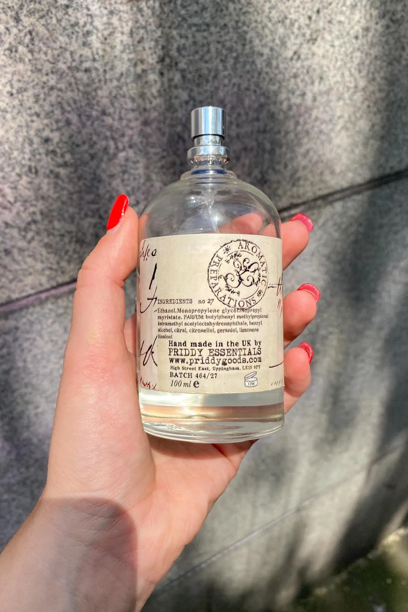 Priddy Essentials Orange Blossom Anywhere Spray