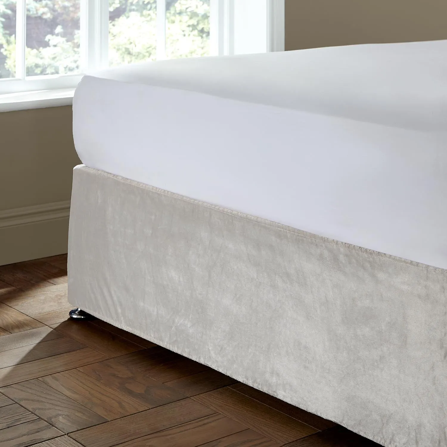 Reagan Soft Touch Matt Velvet Valance Base Wrap - Cream