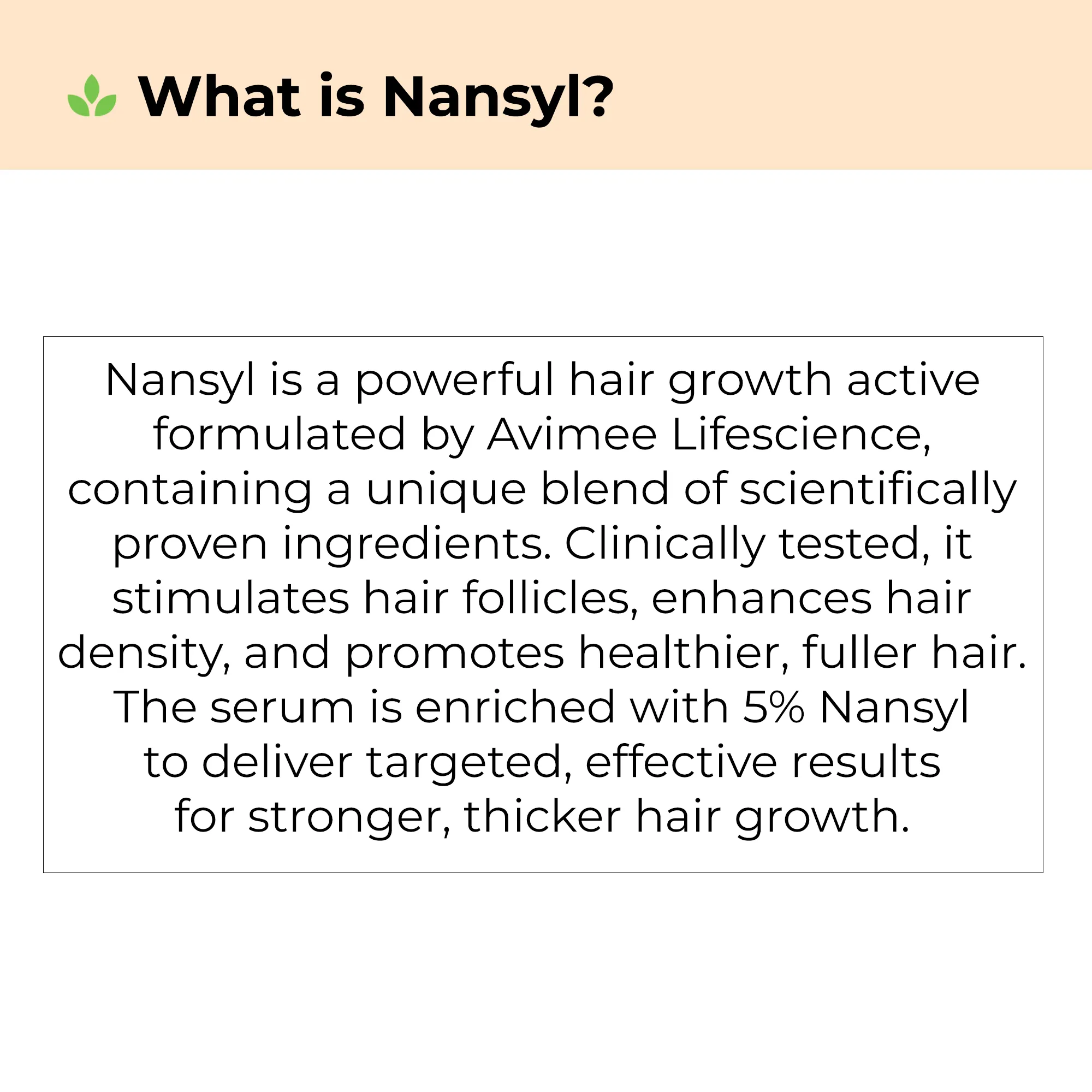 Scalptone Hair Growth Serum With Nansyl