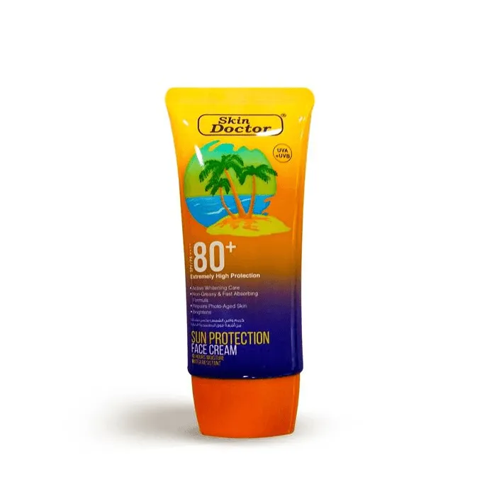 Skin Doctor Extremely High Sun Protection Face Cream SPF 80  - 50g