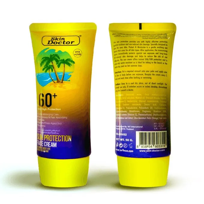Skin Doctor Very High Sun Protection Face Cream SPF 60  - 50g