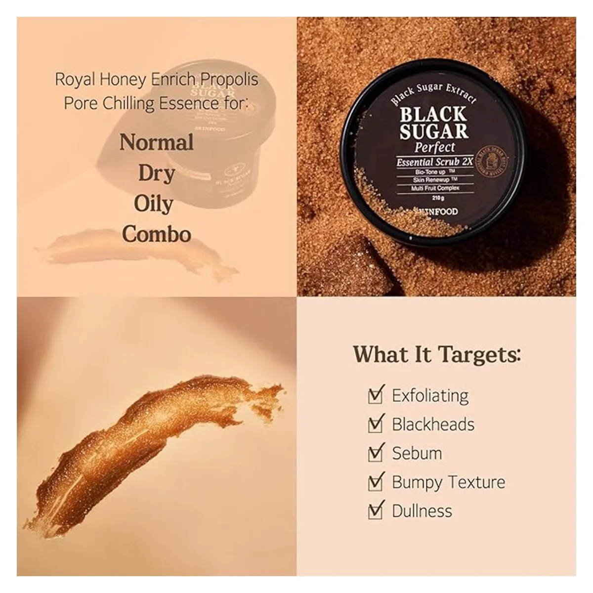 Skinfood Black Sugar Perfect Essential Scrub 2X